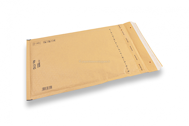 Enveloppes à bulles kraft marron (80 grs.) - 230 x 340 mm (G17)