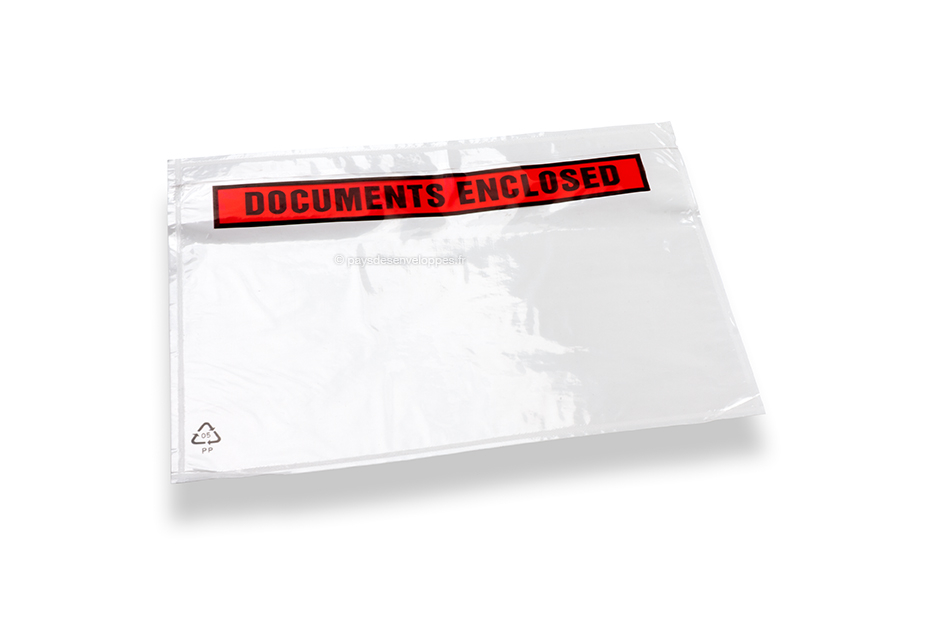 Pochette porte document adhésive - Format A5