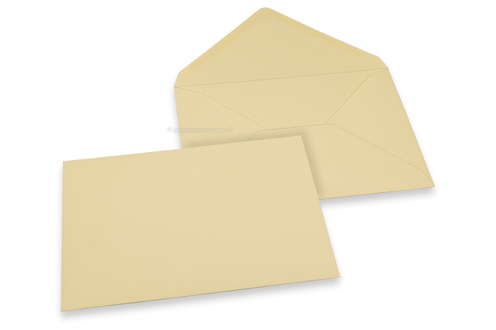 Enveloppes colorées pour cartes de voeux - camel, 162 x 229 mm