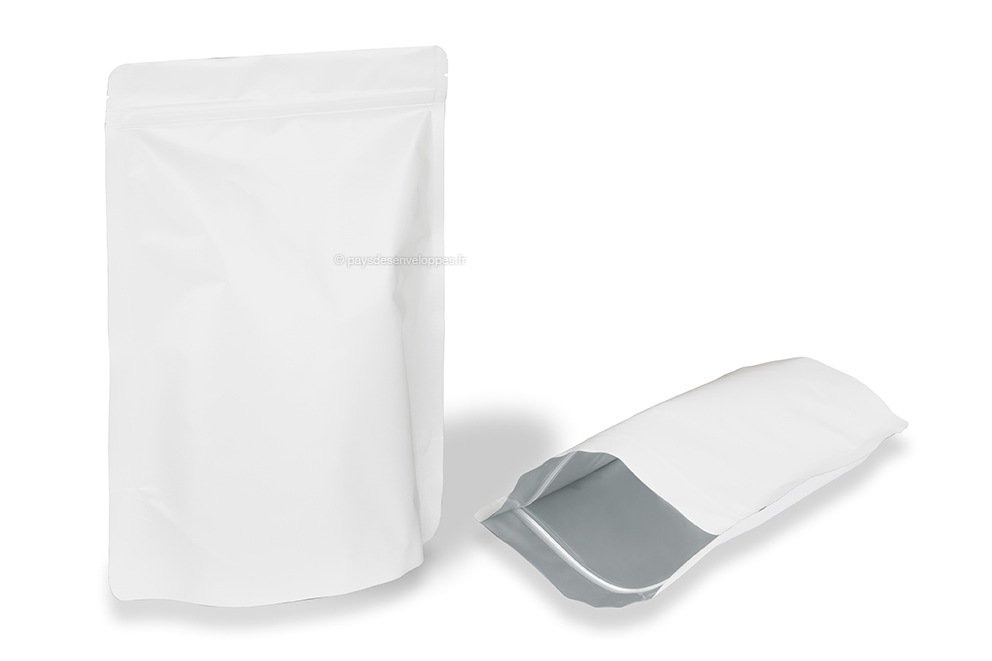 Sachets kraft blanc - 200 x 300 x 100 mm, 1800 ml