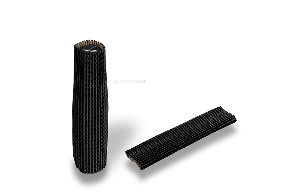  Étuis de protection noir - 23 cm de hauteur : pour un diamètre de 3.5 cm à 5.5 cm