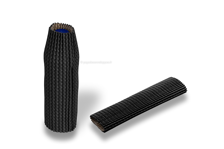 Étuis de protection noir  - 24 cm de hauteur : pour un diamètre de 5 à 7 cm