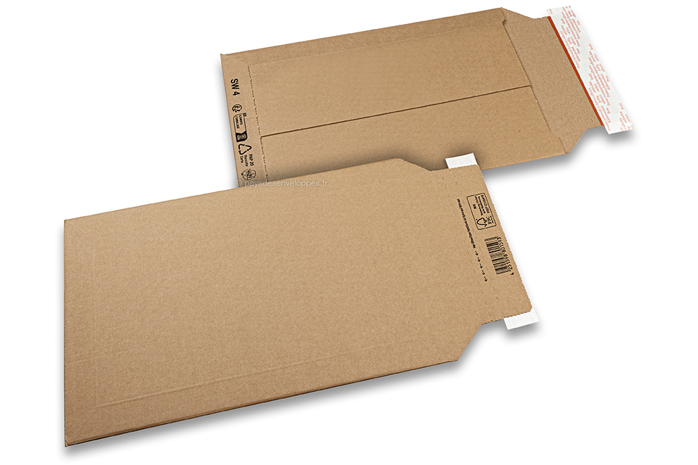 Enveloppes carton ondulé - 245 x 345 mm, SW4
