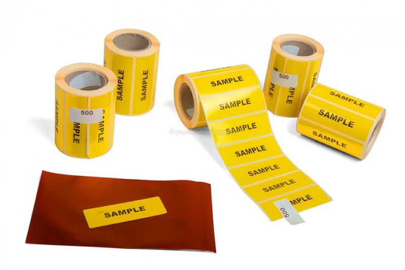 Étiquettes pour échantillons