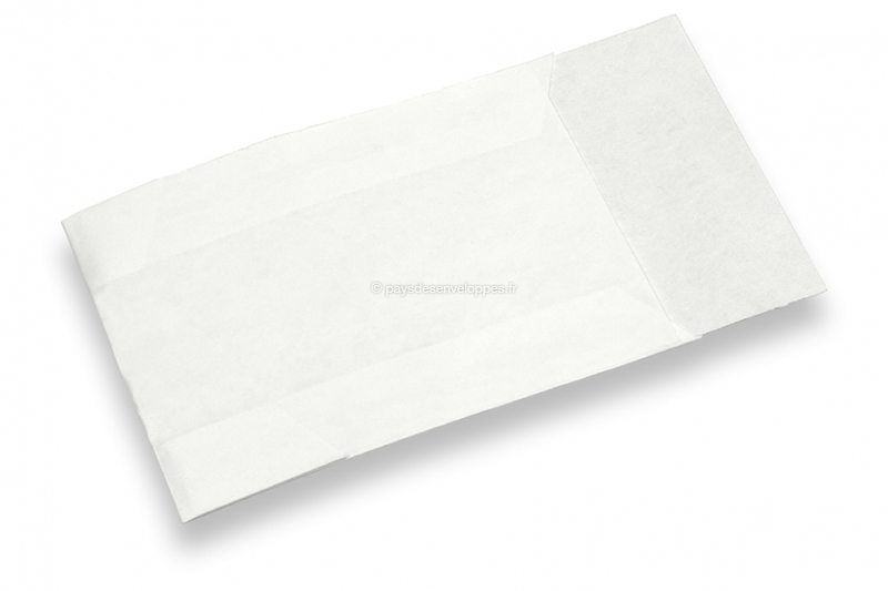 Pochettes en papier kraft blanc